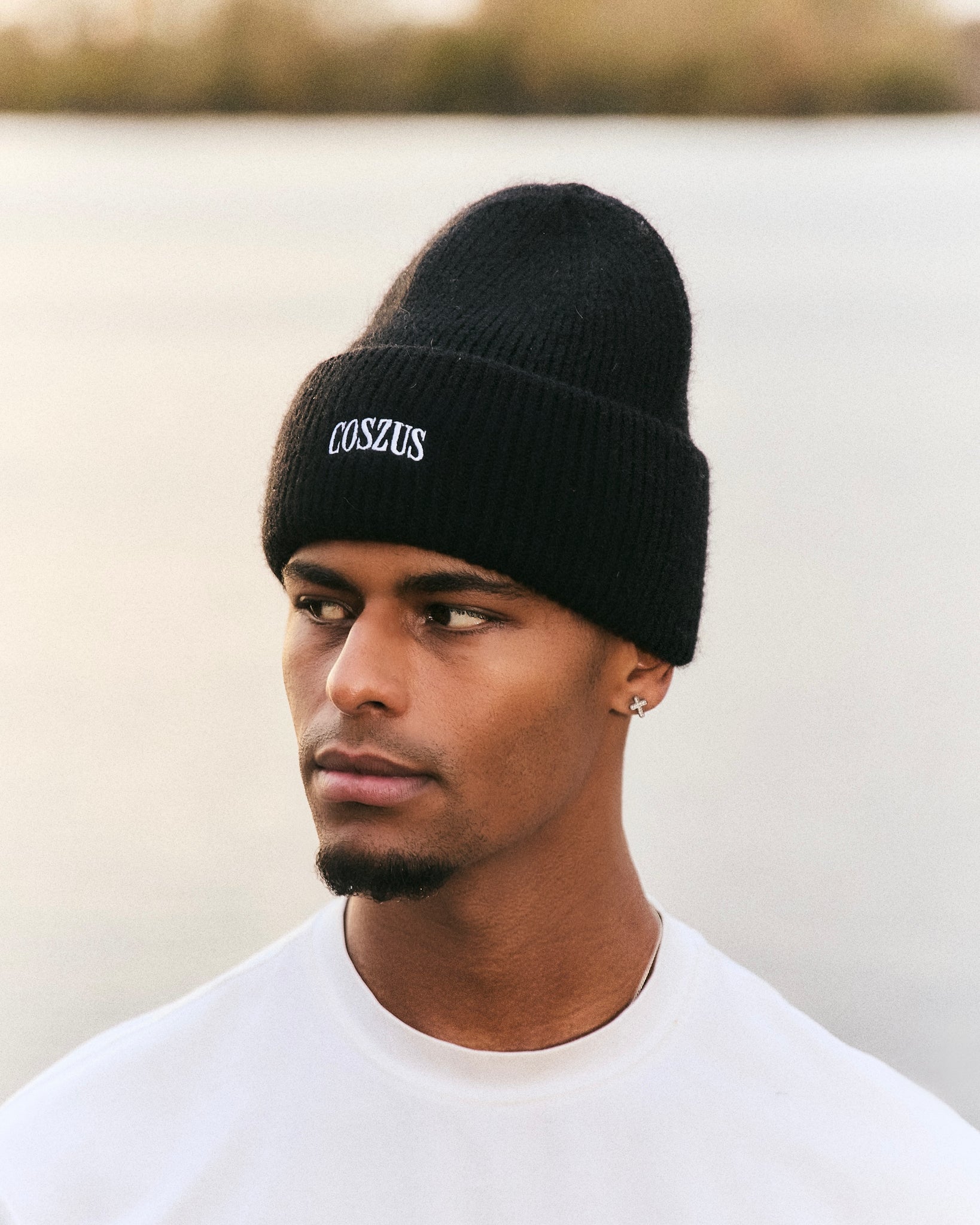 Coszus Arch Logo Black Beanie - view 4