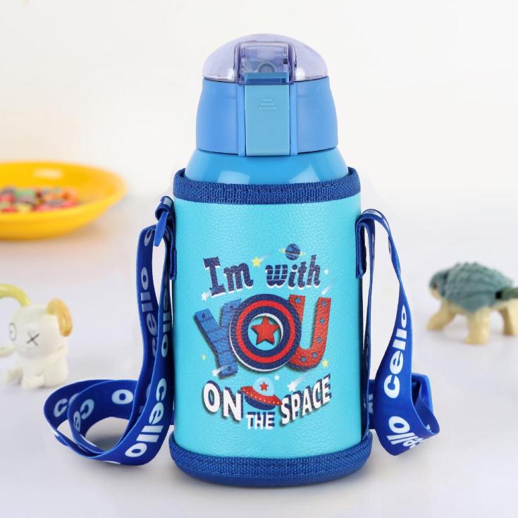 Cello Kido Hot & Cold Stainless Steel Kids Water Bottle, 500ml