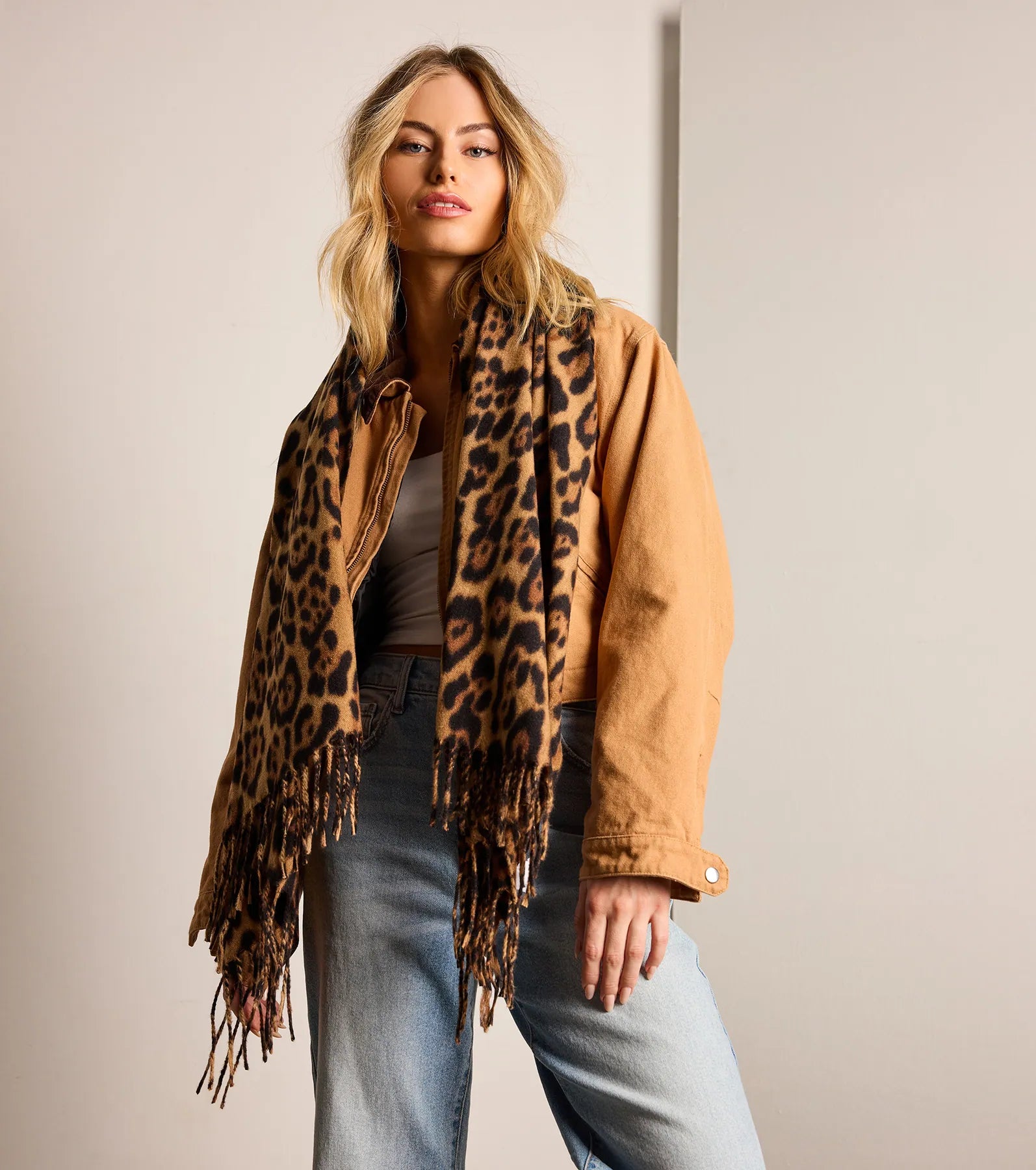 Windsor Fierce And Fab Leopard Print Scarf - view 2