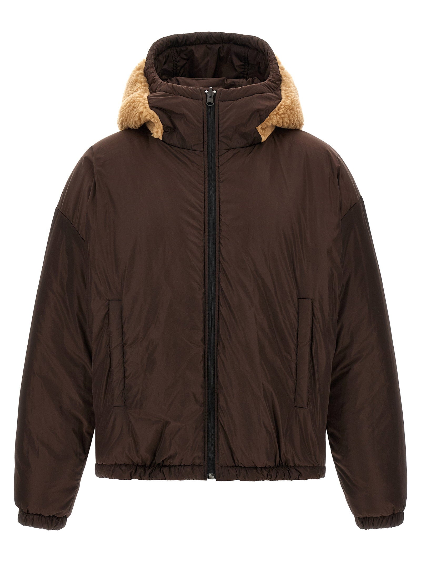 Dsquared2 Teddy Reversible Jacket With Logo Patch - view 2