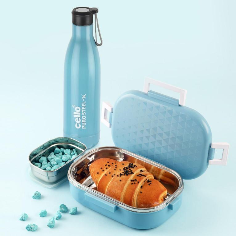 Cello Altro Neo Lunch Box & Water Bottle Set - view 3