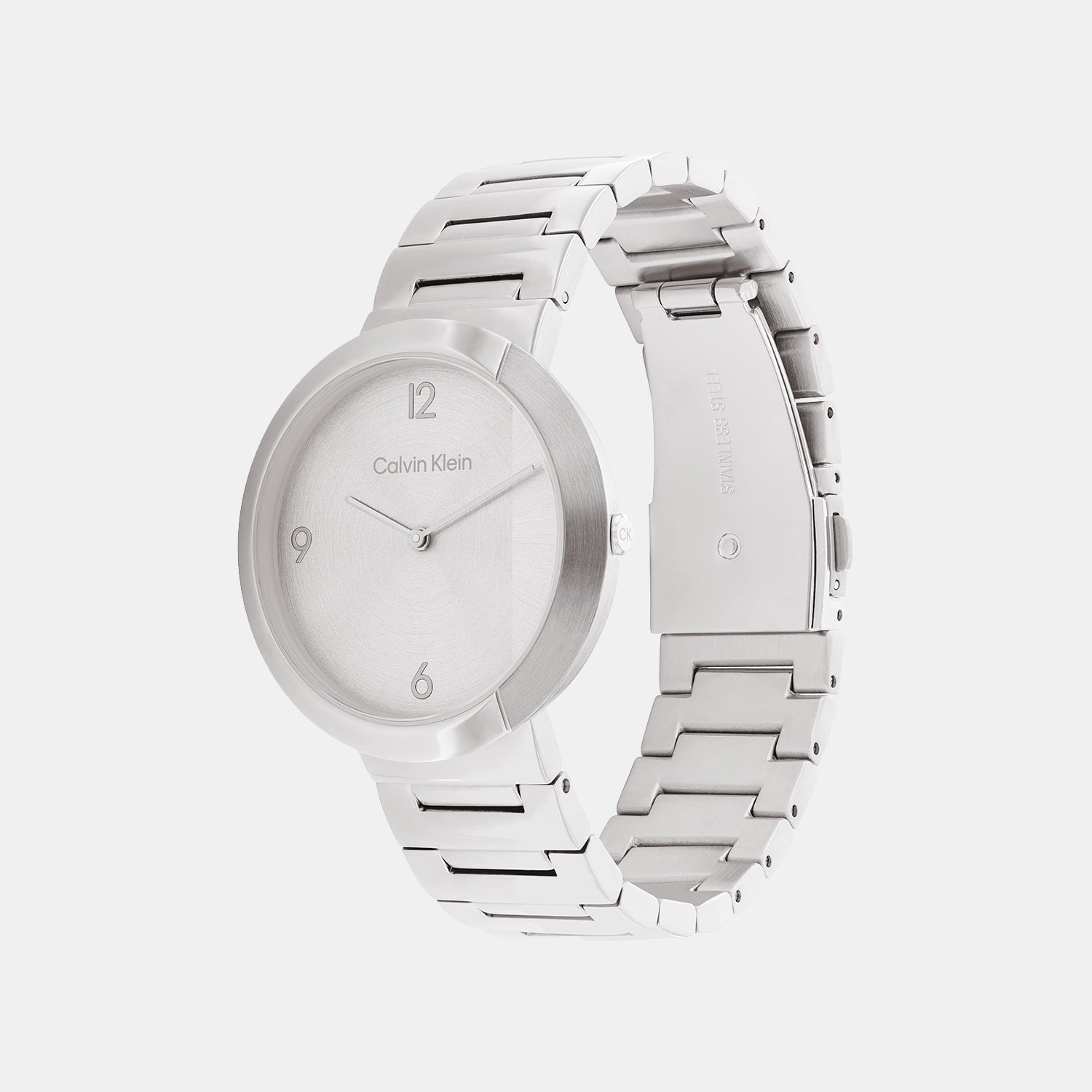 Calvin Klein Ck Eccentric Unisex Quartz Silver Dial Analog Stainless Steel Watch 25200289 - view 2