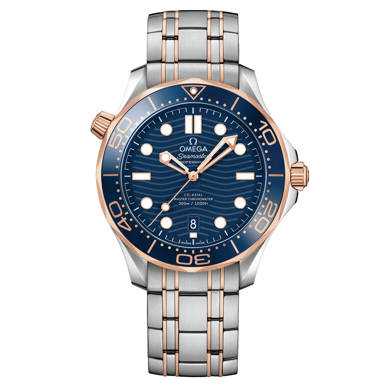Omega Seamaster Diver 300M Co-Axial Master Chronometerblue Dial Men 42MM - view 3