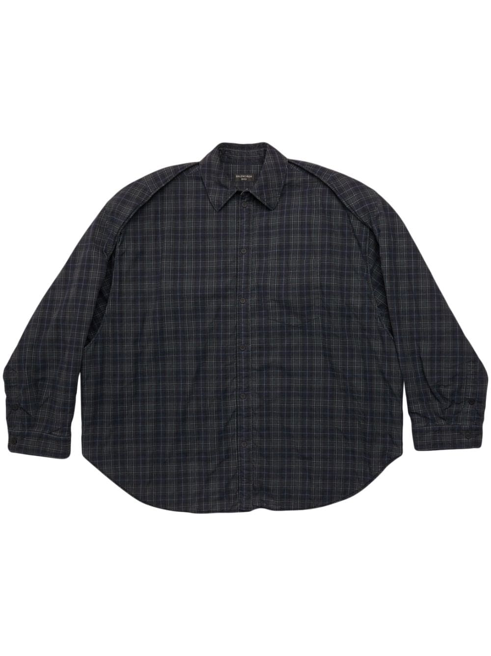 Balenciaga Checked pattern flannel shirt – 100% cotton
