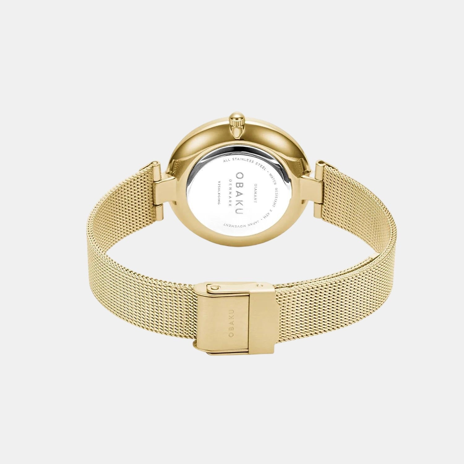 Obaku Diamant Women Quartz White Dial Analog Stainless Steel Watch V256LXGIMG - view 4