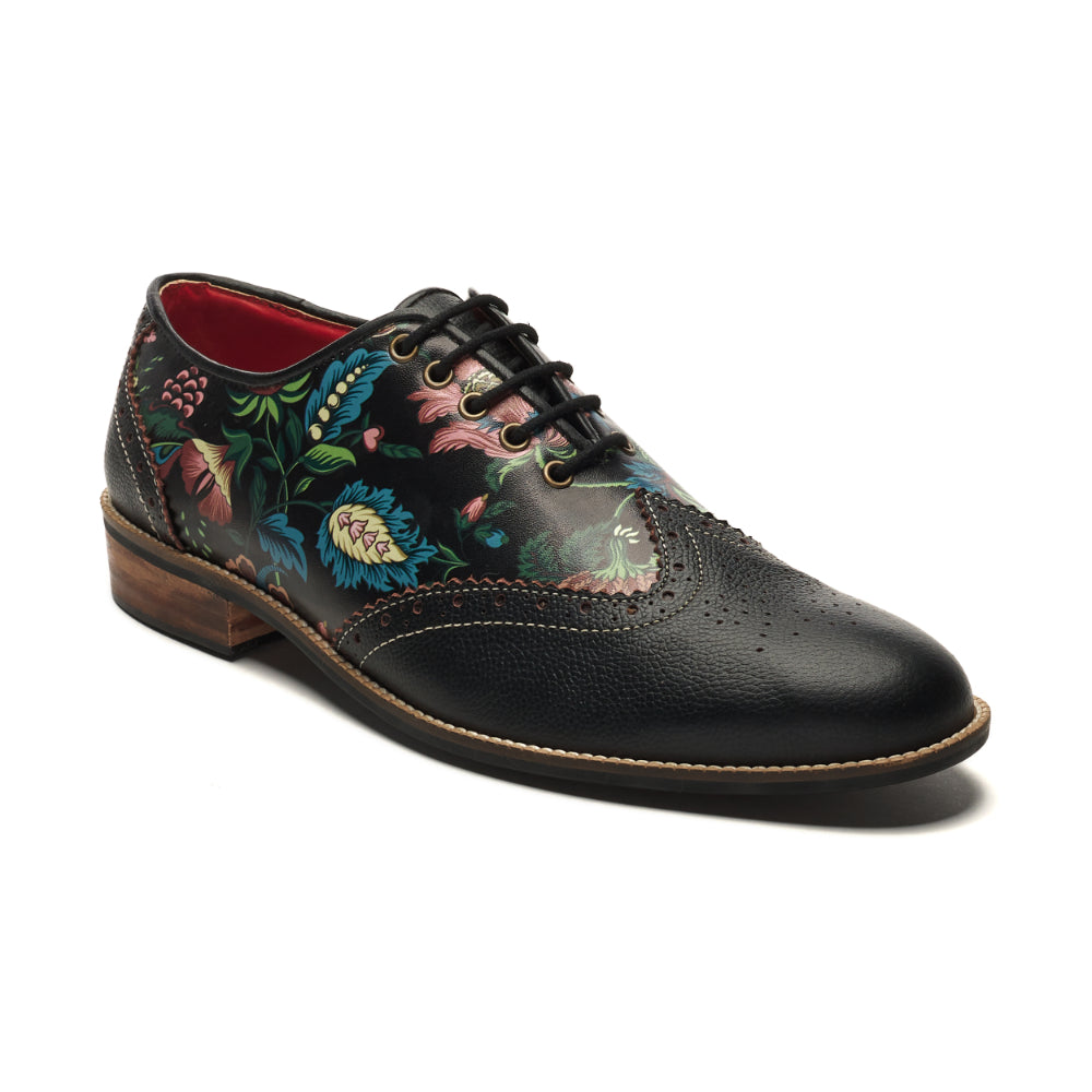 Banjaaran Studio Bageecha Brogues Men – Coal - view 5