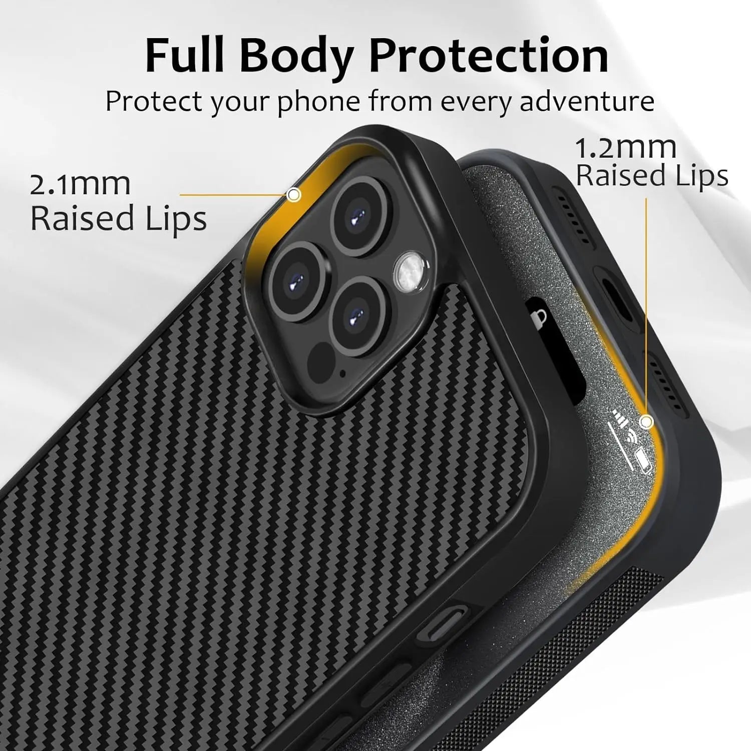 Million Cases Fragmented Confetti Carbon Fiber Case - iPhone - view 10