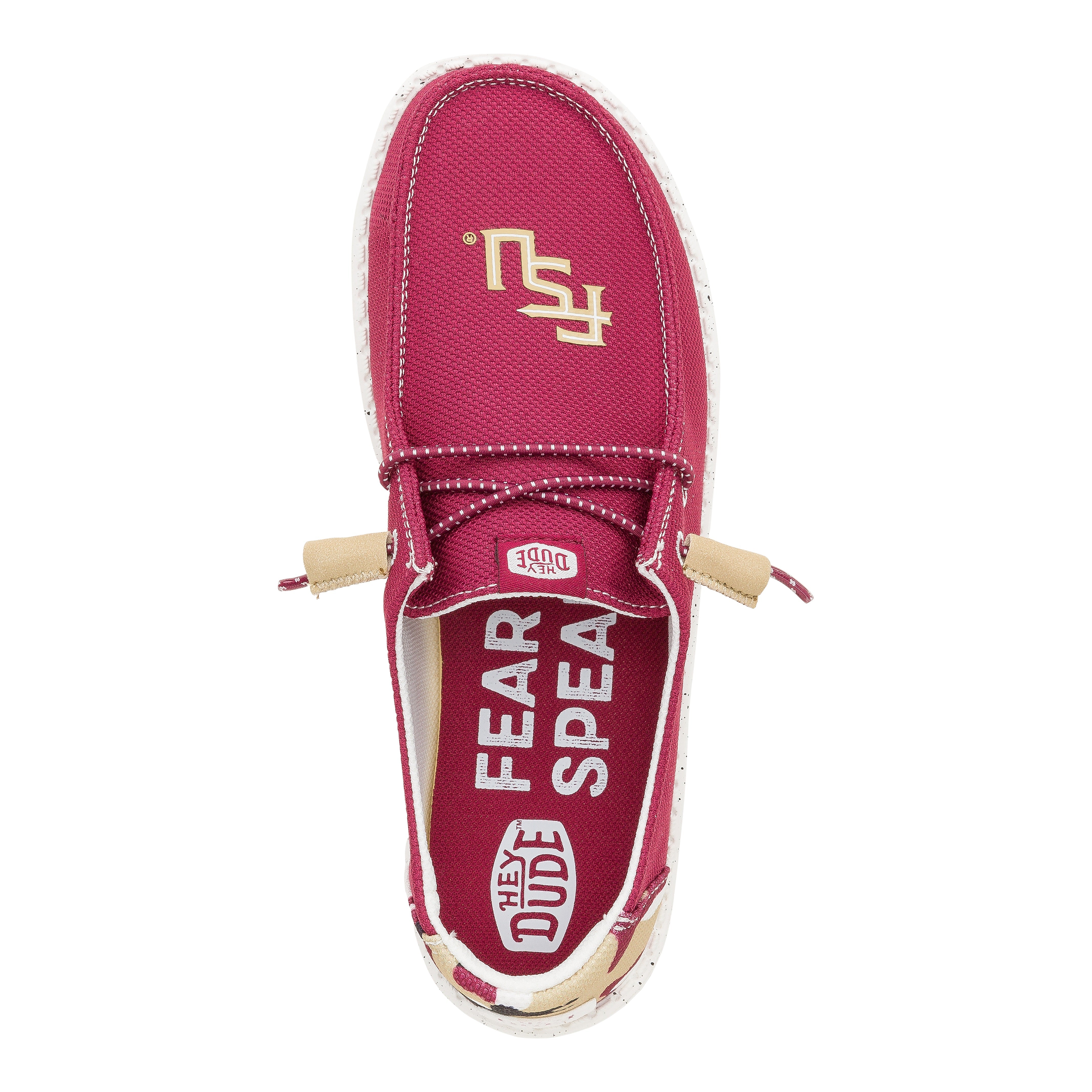 HEYDUDE shoes Wendy FSU - FSU White/Red – Women's - view 6