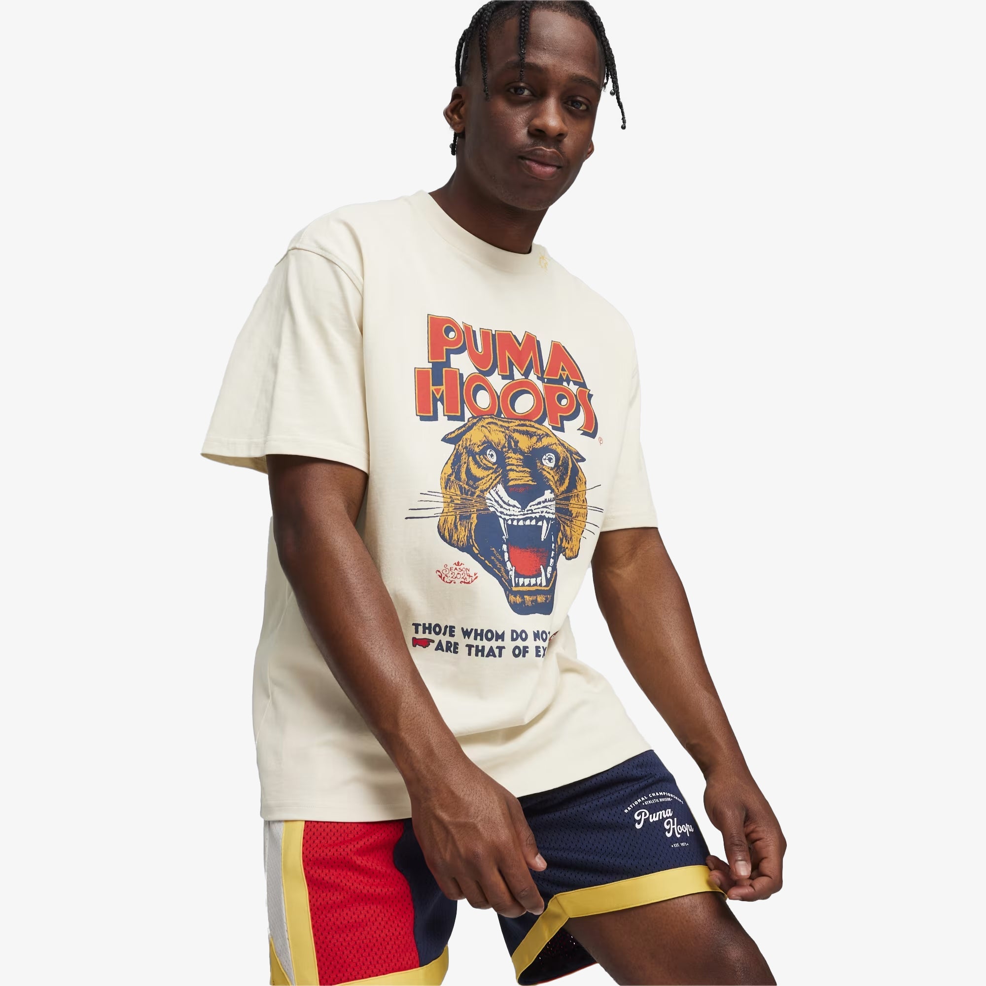 Puma | HOOPS SHOWTIME TEE { ALPINE SNOW