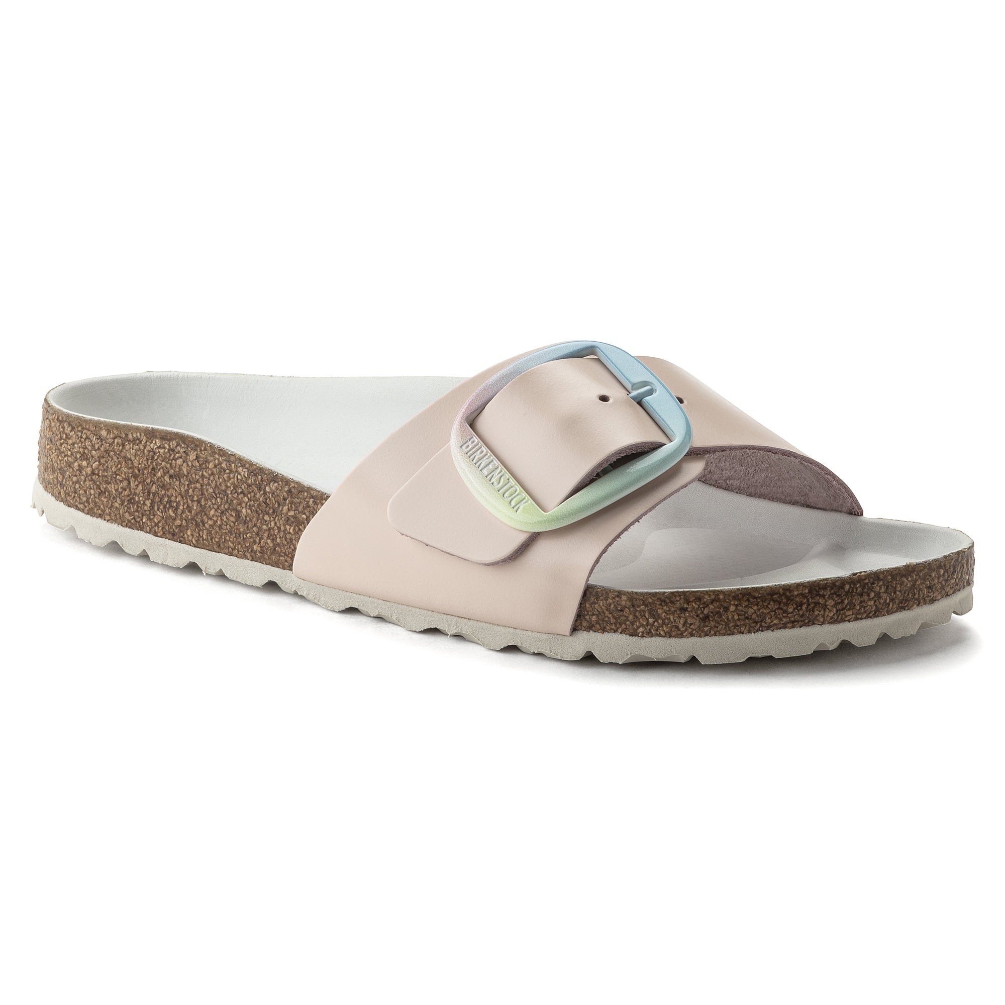 Birkenstock Madrid Big Buckle Natural Leather - view 9