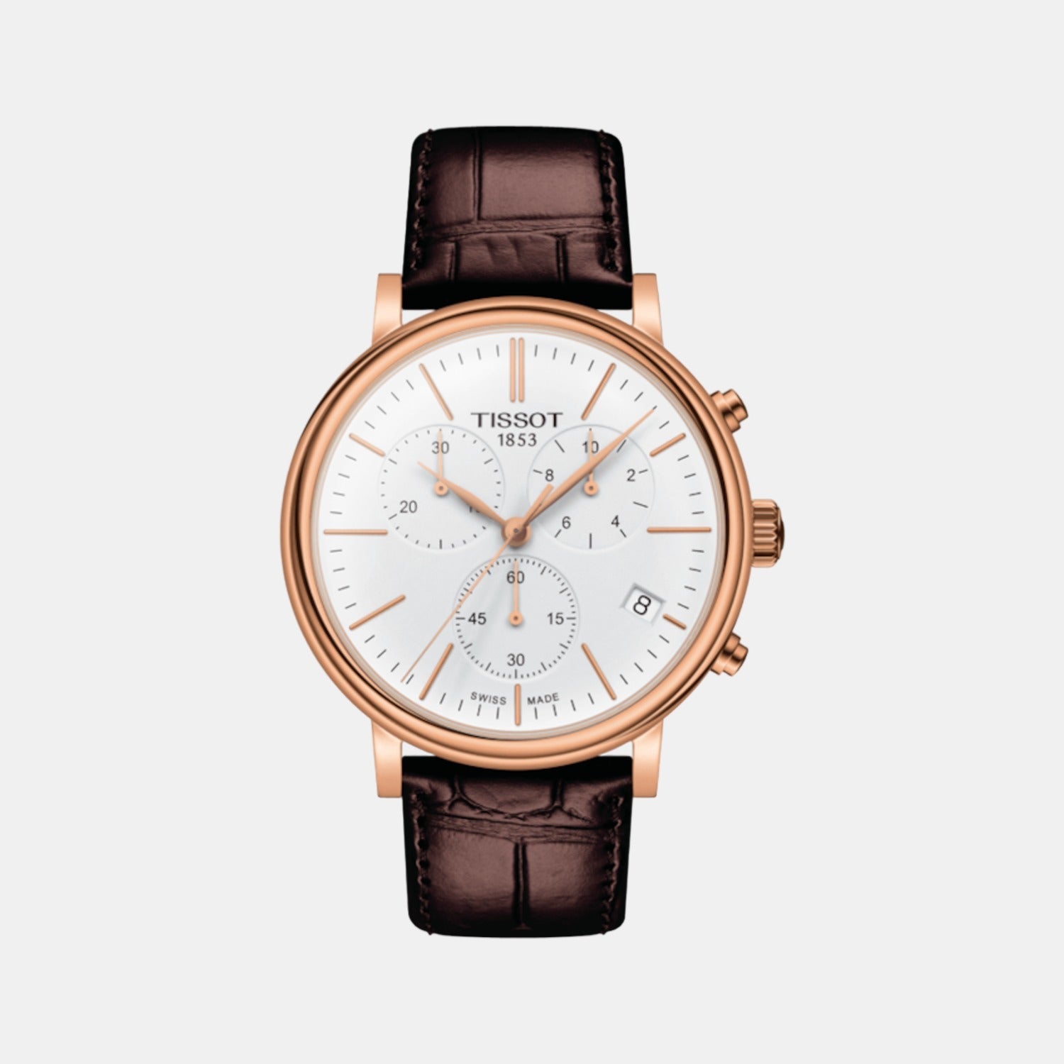 Tissot Carson Men Chronograph Leather Watch T1224173601100