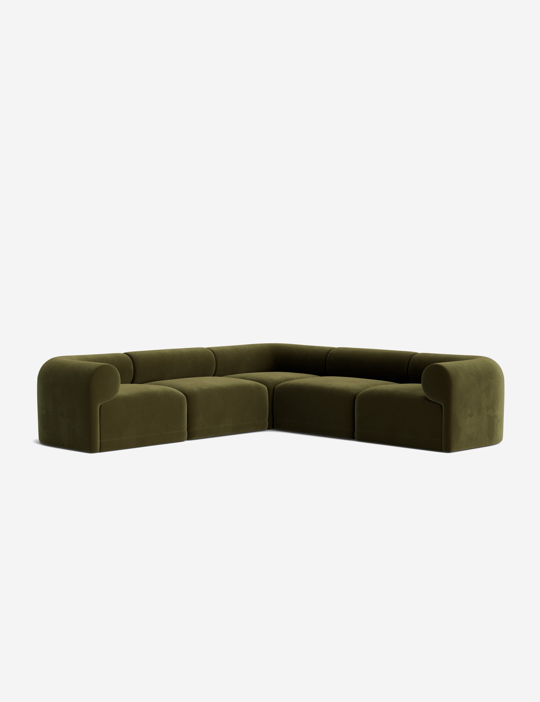 Lulu and Georgia Carson Modular Armed Corner Sectional Sofa - view 2