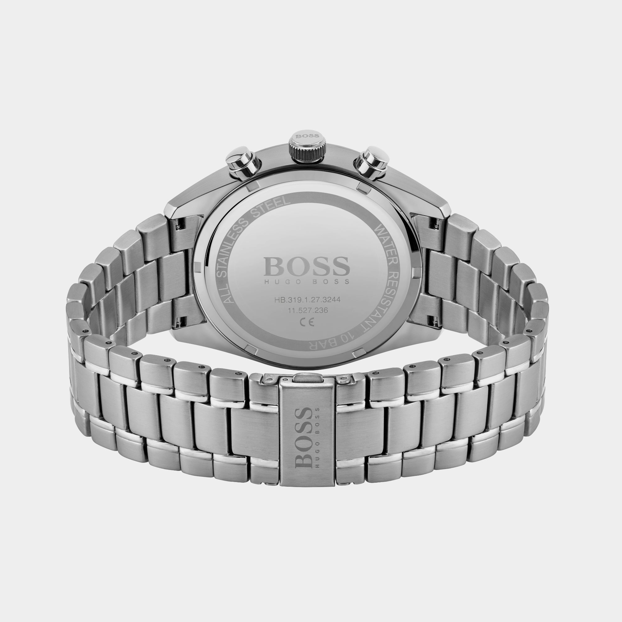Boss Champion Men Quartz Blue Dial Chronograph Stainless Steel Watch 1513818 - view 2