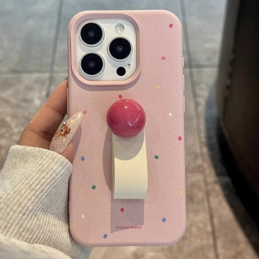 Peeperly Polka Dot Ball Ring Holder Case – No Color - view 2