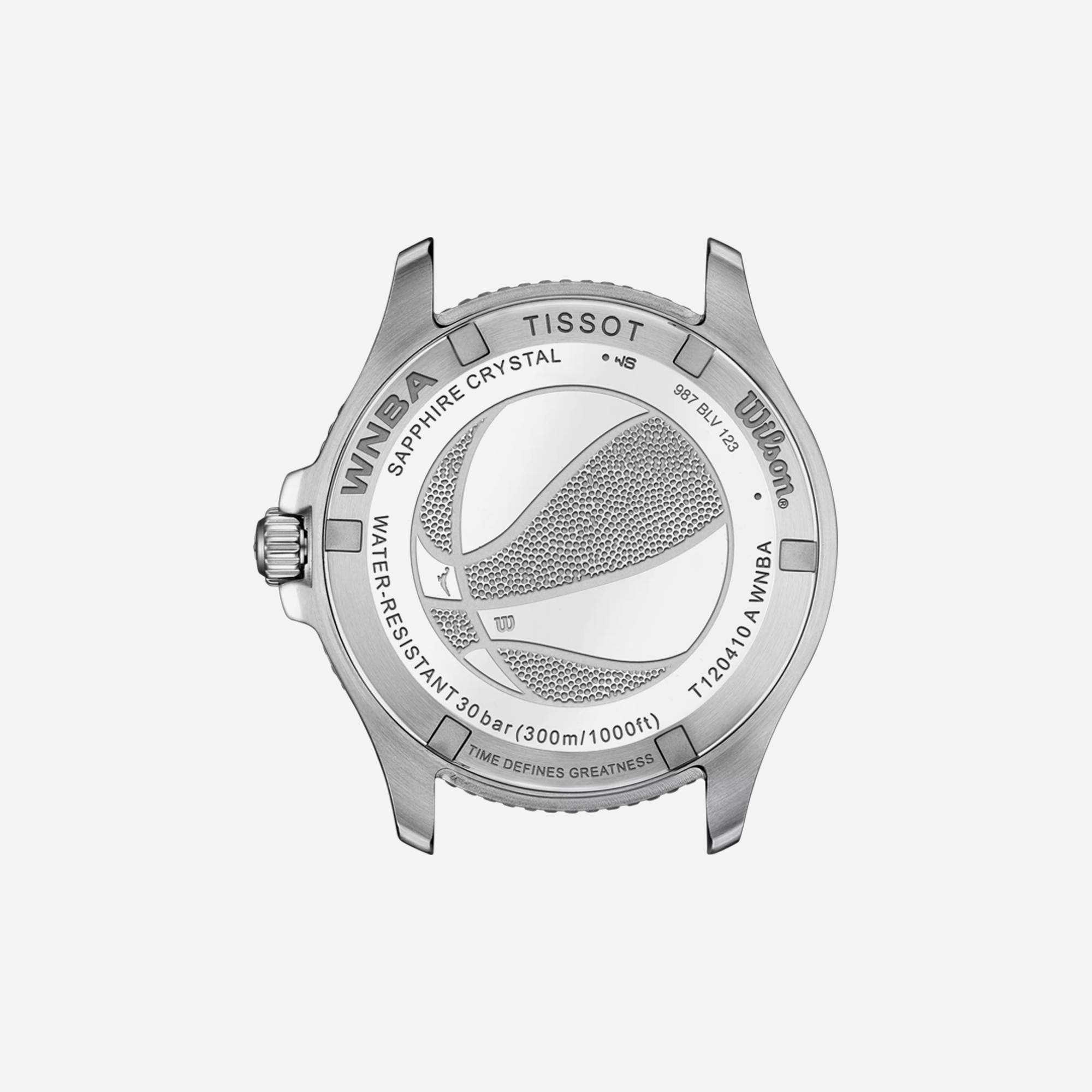 Tissot Seastar 1000 Wilson WNBA White Dial Orange Strap 40mm - view 2