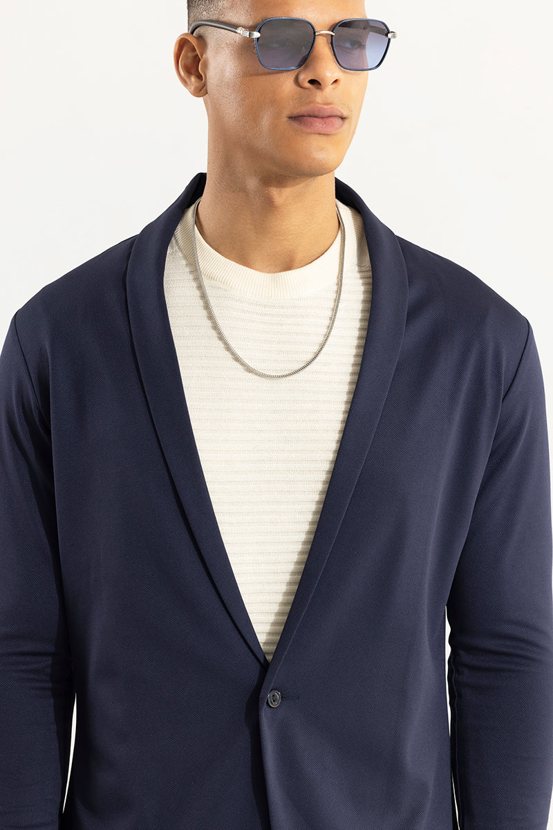 SNITCH Tensile Navy Light Weight Blazer - view 4
