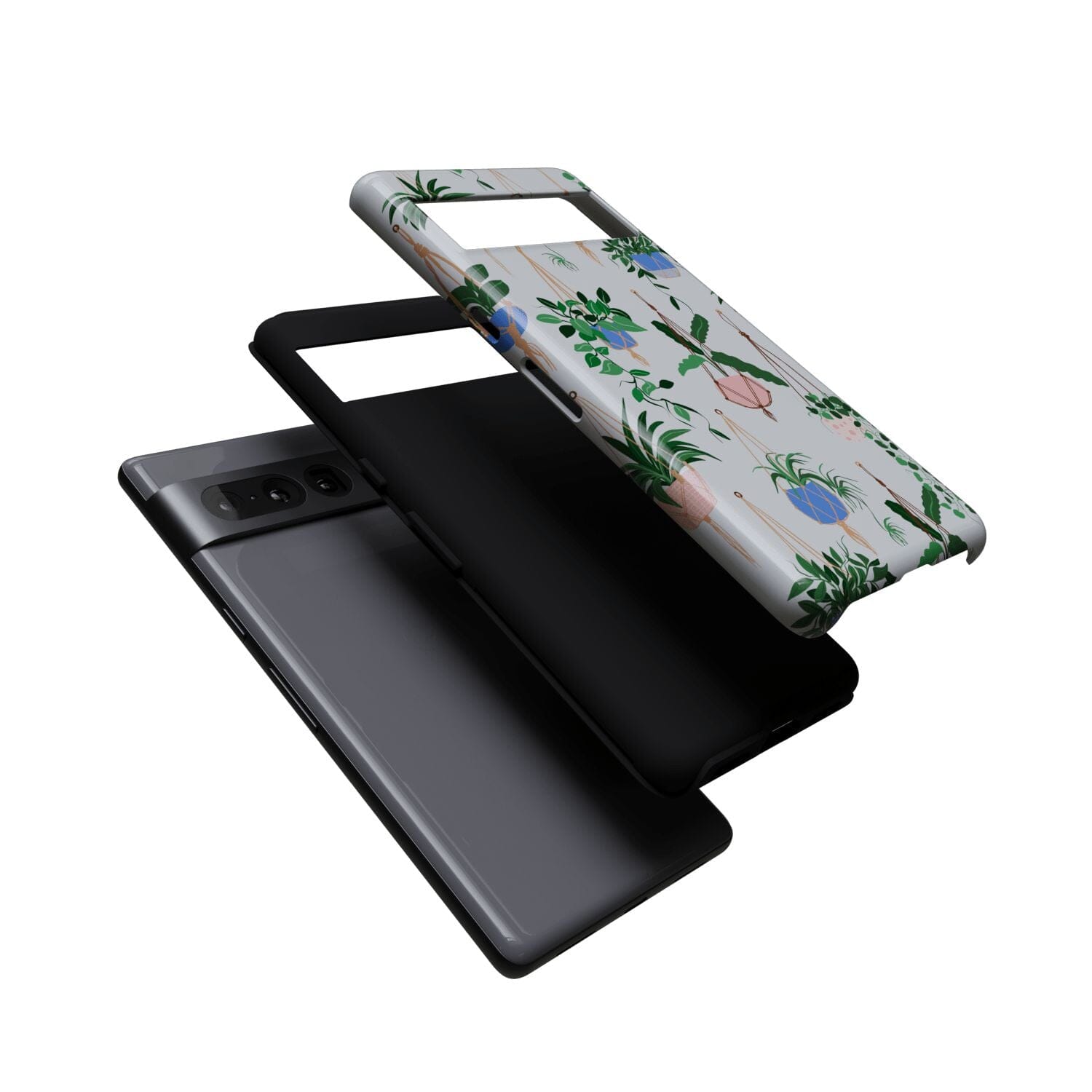 Casetry Hanging Around | Potted Plants Floral Google Pixel Case - view 12