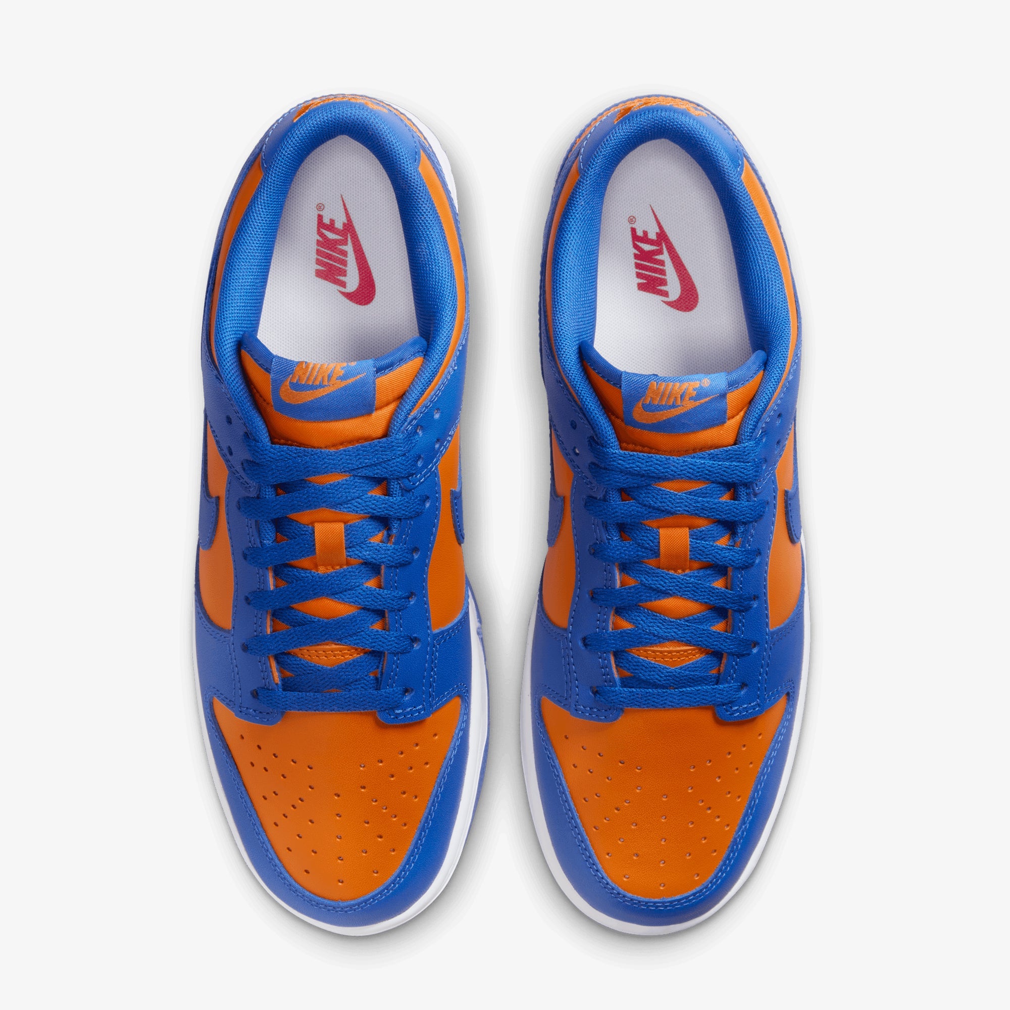 Nike | Dunk Low Retro { Bright Ceramic/tm Royal-university Red - view 2
