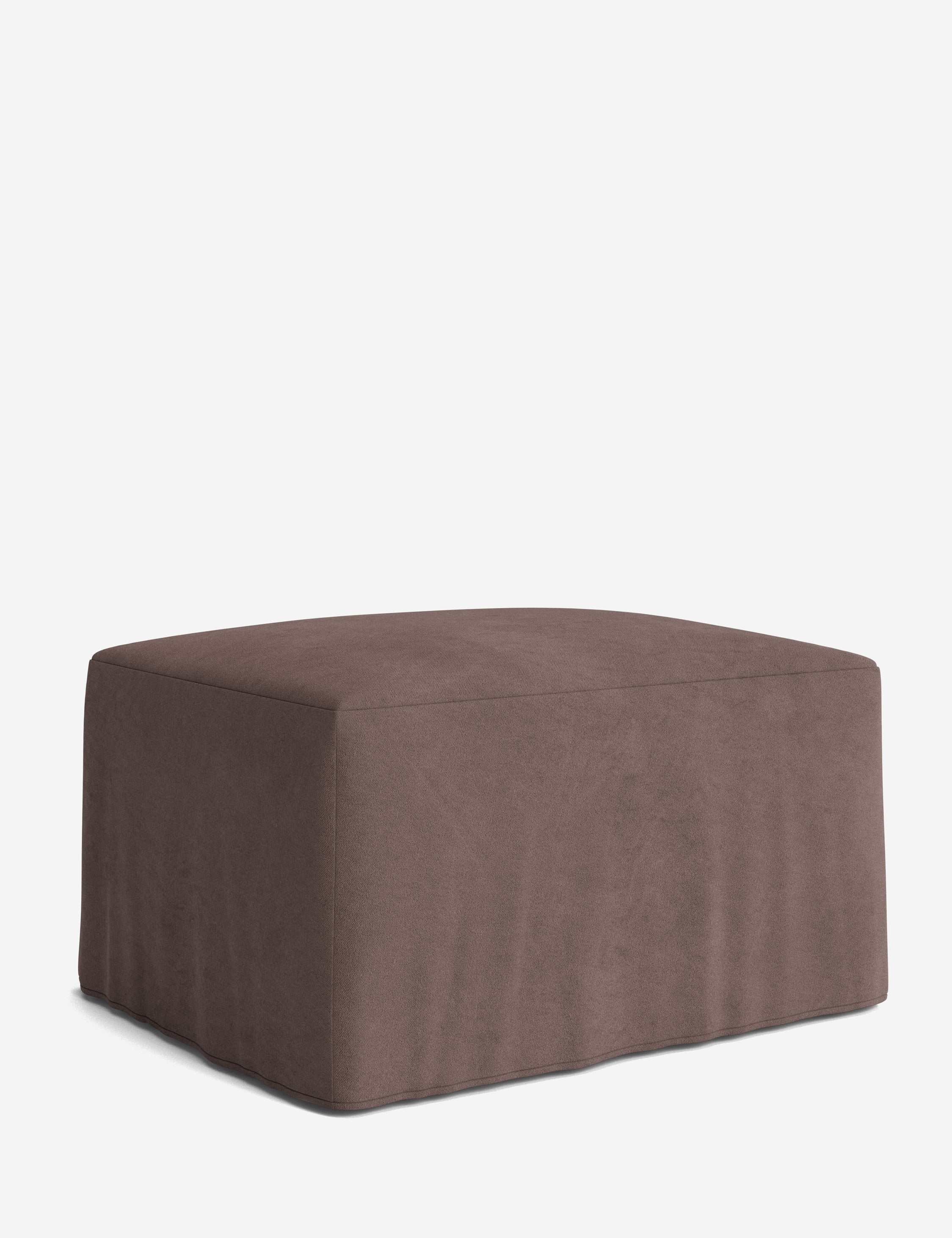 Lulu and Georgia Portola Slipcover Ottoman - view 84