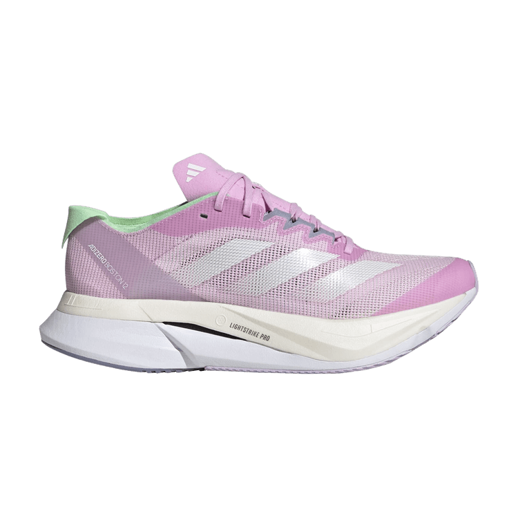 adidas Adizero Boston 12 Bliss Lilac Zero Metalic Semi Green Spark (Women's)