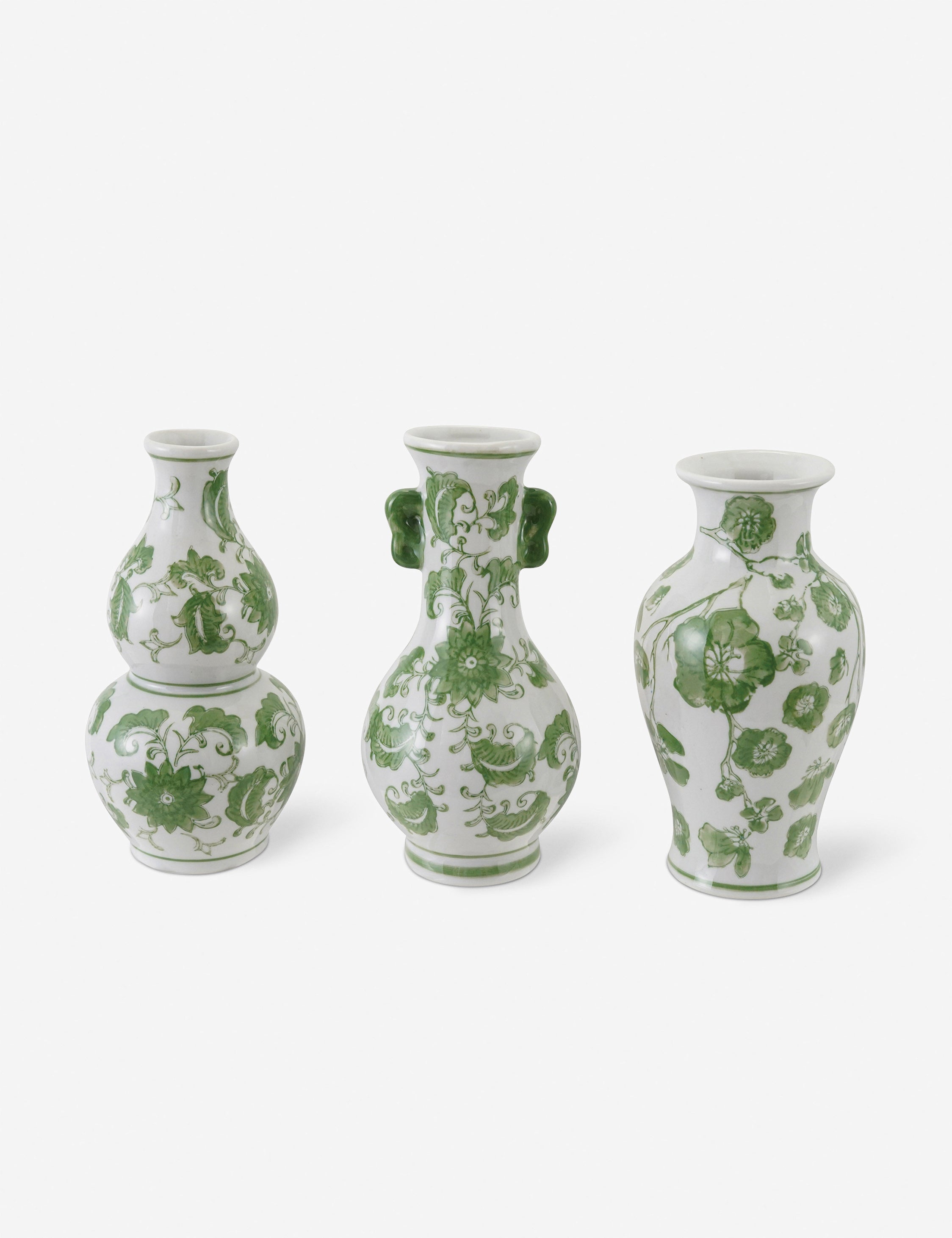 Lulu and Georgia Quito Hand-Painted Vases (Set of 3)