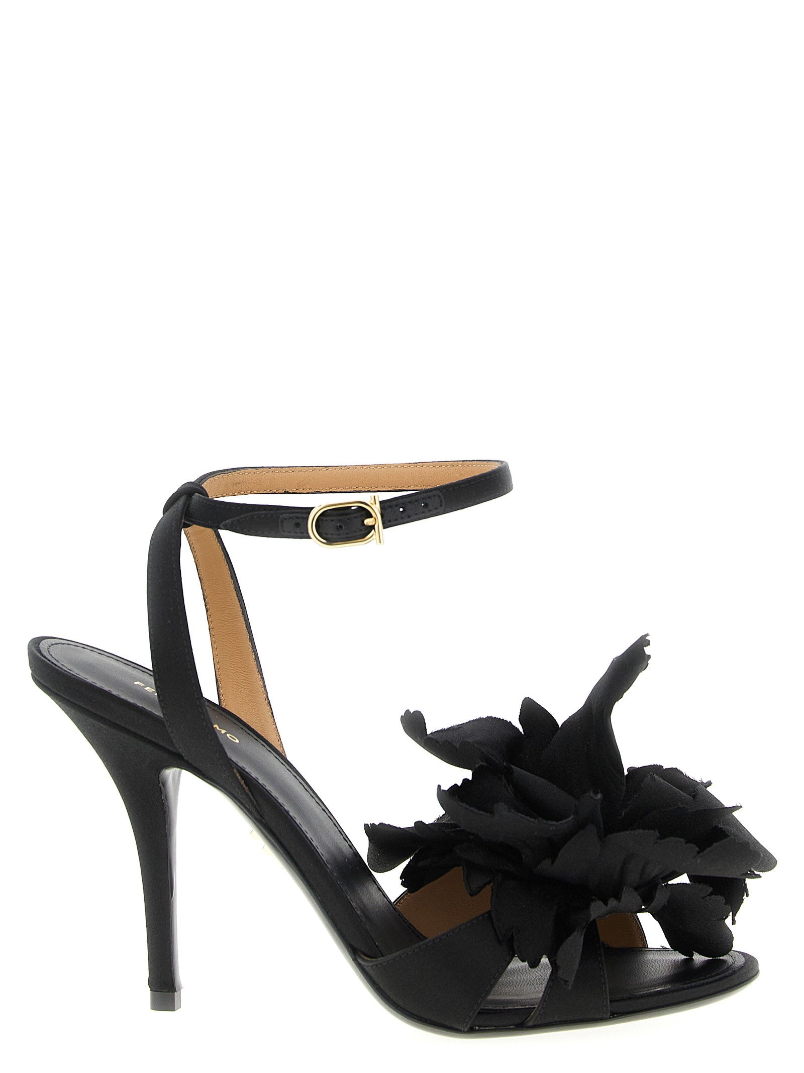 Ferragamo Ghilly Sandals – 67% viscose, 33% silk