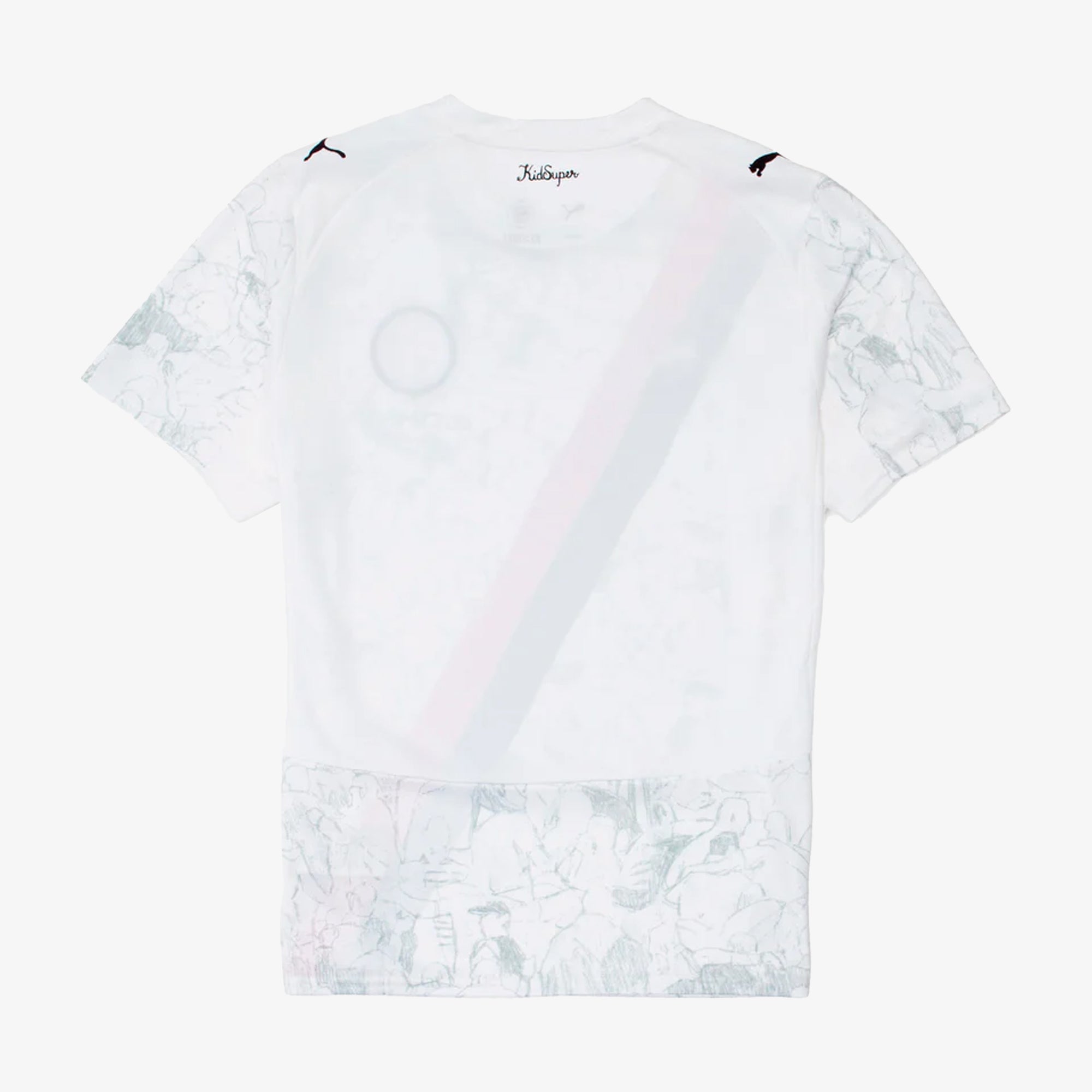 PUMA | KIDSUPER x MANCHESTER CITY JERSEY { PUMA WHITE-BLACK - view 2