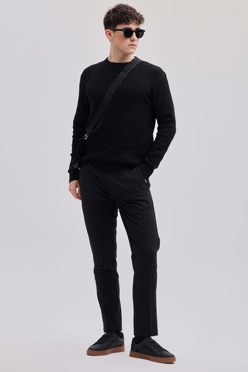 SNITCH Black Knitted Sweater - view 3