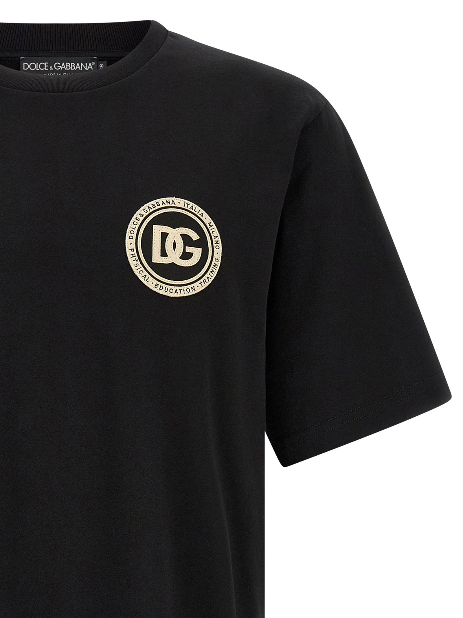 Dolce & Gabbana Dg Patch T-shirt – 100% cotton - view 3