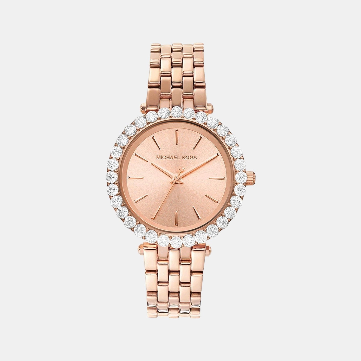 Michael Kors Darci Women Quartz Rose Gold Dial Analog Stainless Steel Watch MK4514
