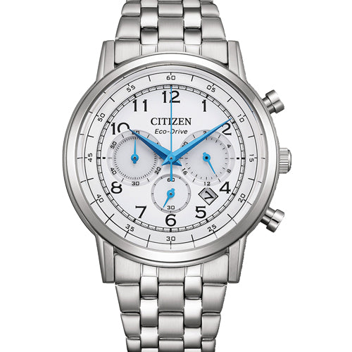 Citizen Eco-Drive White Dial Men 42mm CA4630-53A