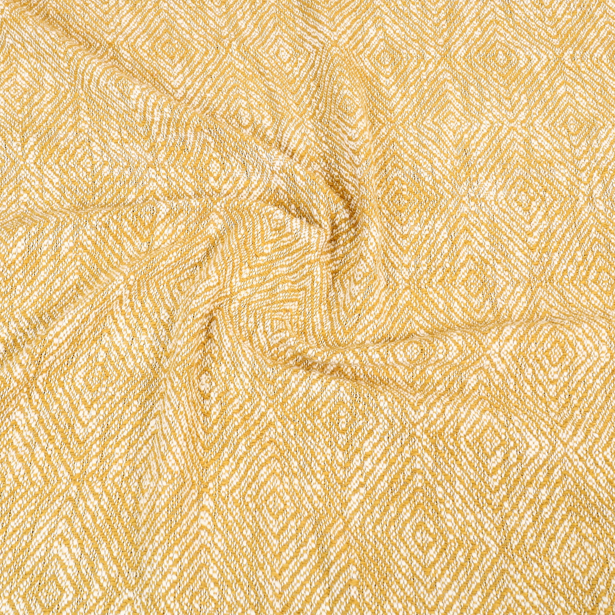 HANDLOOM VIRASAT Beige - Pure Handloom Cotton Double Bed Cover from Bijnor 20 - view 5