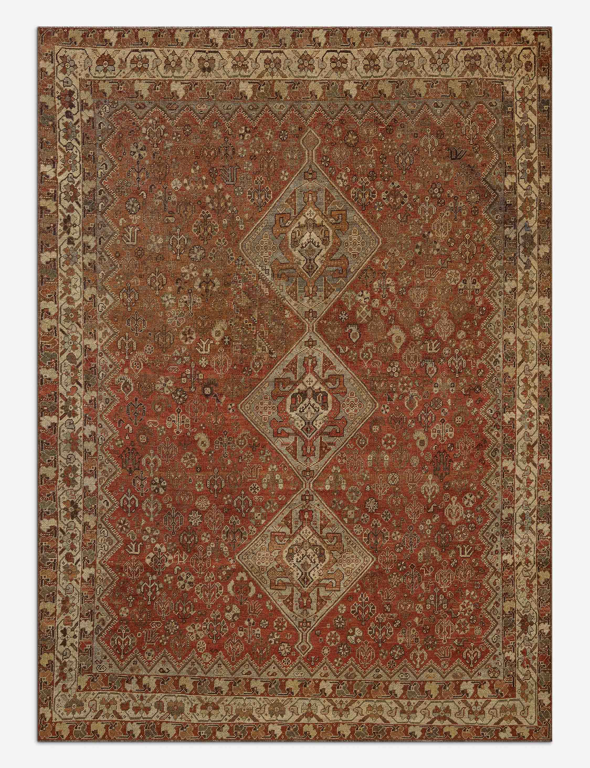 Lulu and Georgia Vintage Turkish Hand-Knotted Wool Rug No. 611, 6'1" x 9'3"