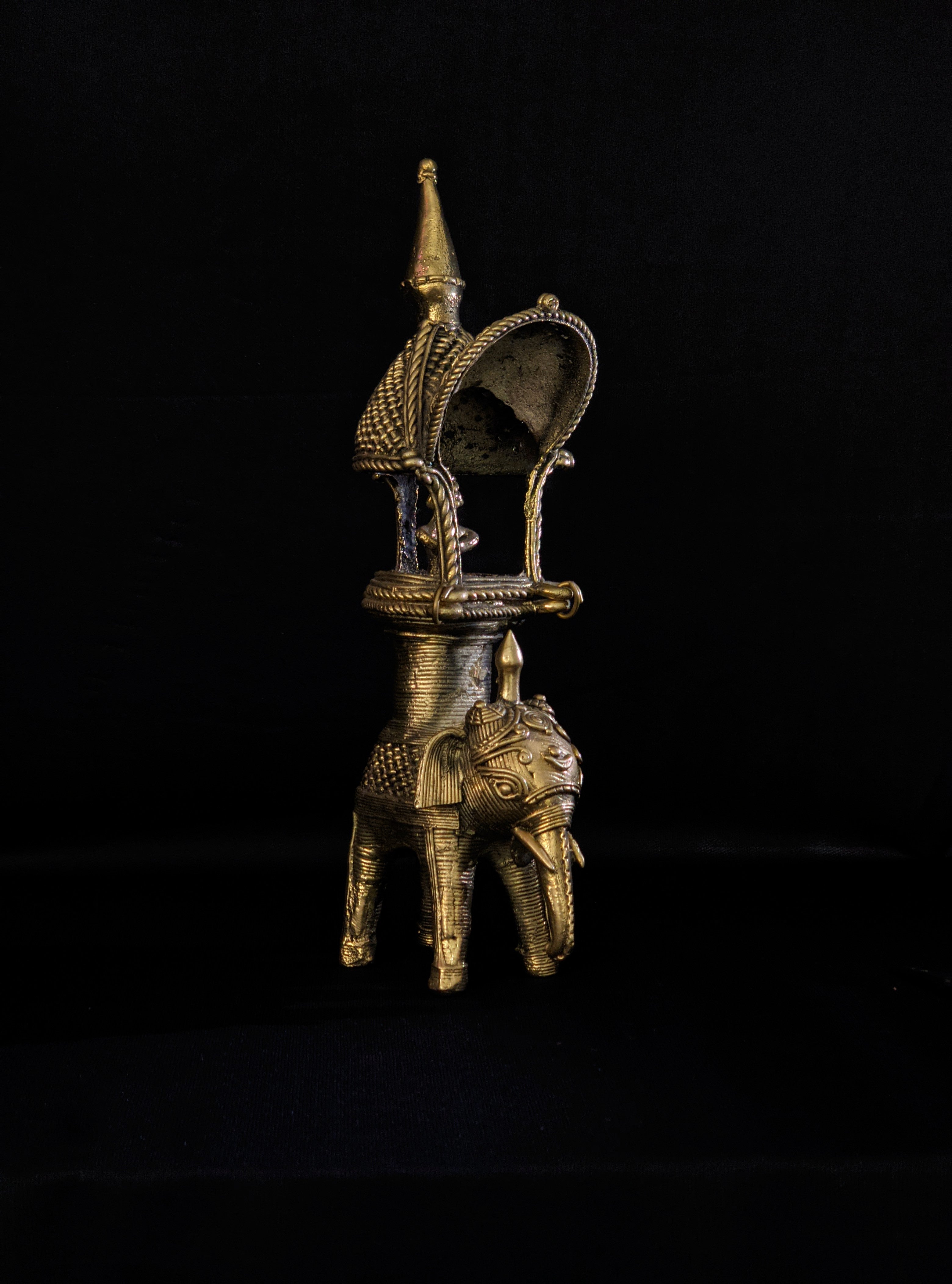 IndianVillèz Dhokra Elephant Sabari Metal Craft - view 3