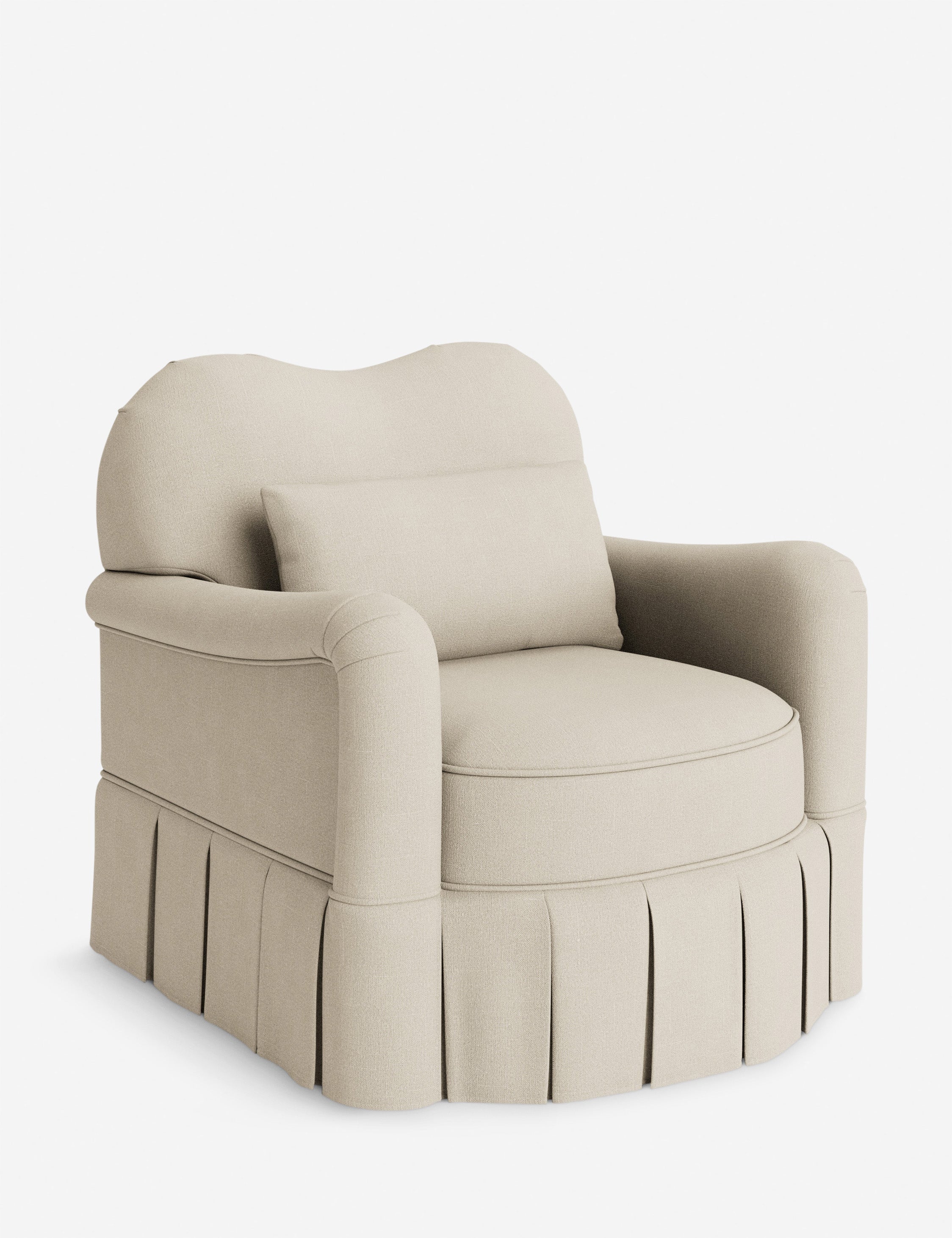 Lulu and Georgia Middleton Skirted Accent Chair by Ginny Macdonald - view 195