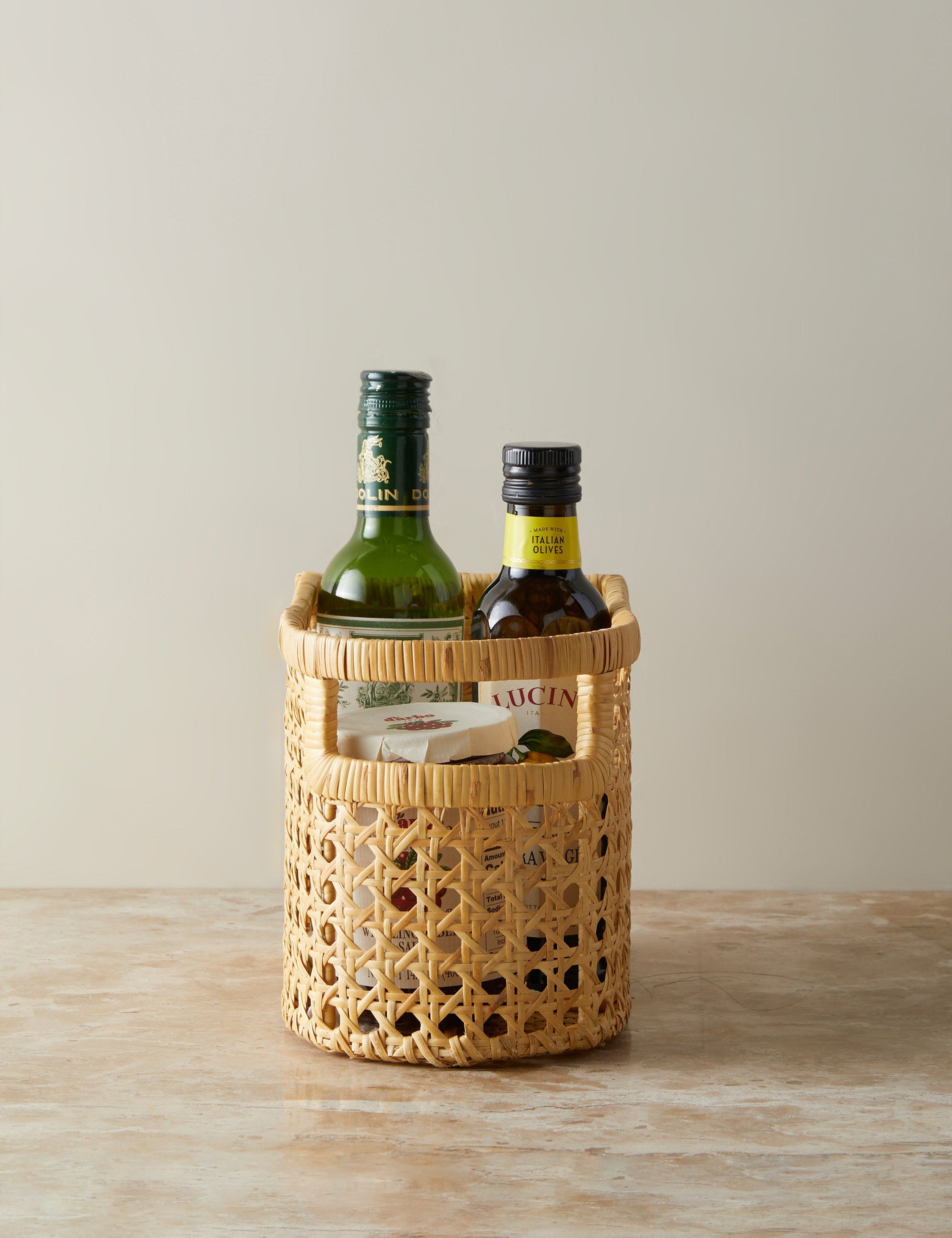 Lulu and Georgia Cane Basket by Sarah Sherman Samuel
