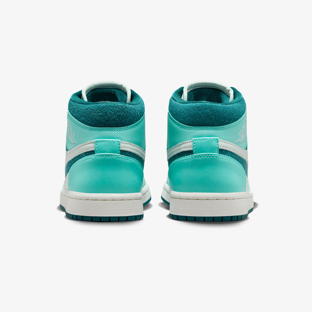 Jordan | AIR JORDAN 1 MID SE { BLEACHED TURQ/SKY J TEAL-BARELY GREEN - view 2