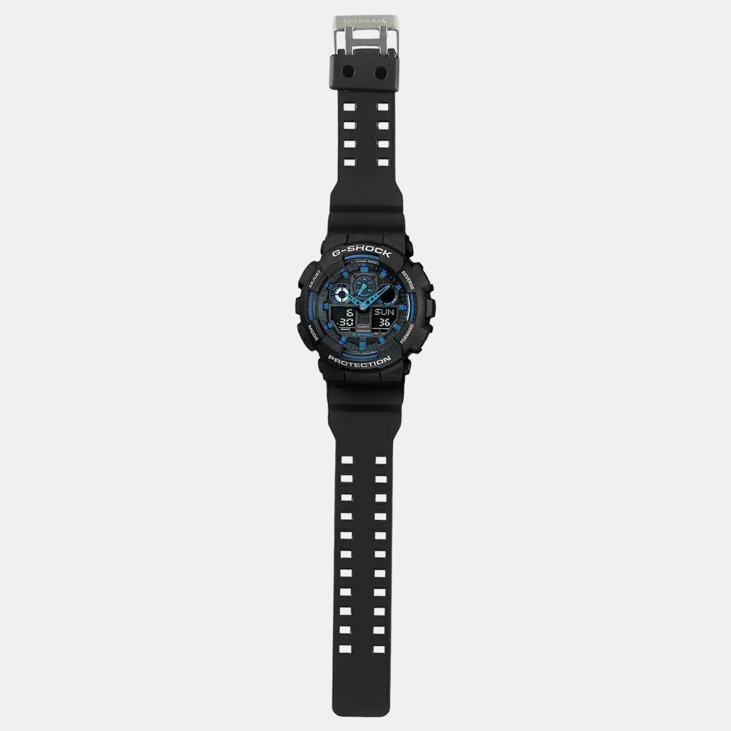Casio G-Shock Men Quartz Blue Dial Analog-Digital Resin Watch G271 - view 2
