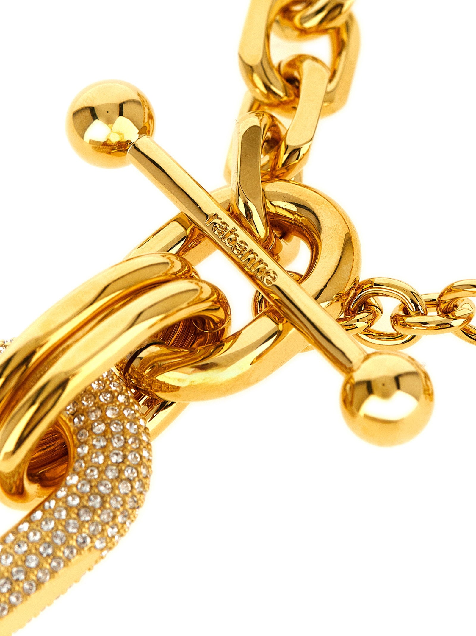 Paco Rabanne Necklace With Crystal Pendant – 100% brass - view 2