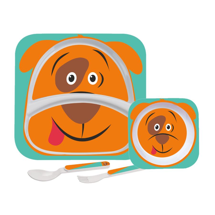 Cello Kids Dog Meal Set – Orange - view 2