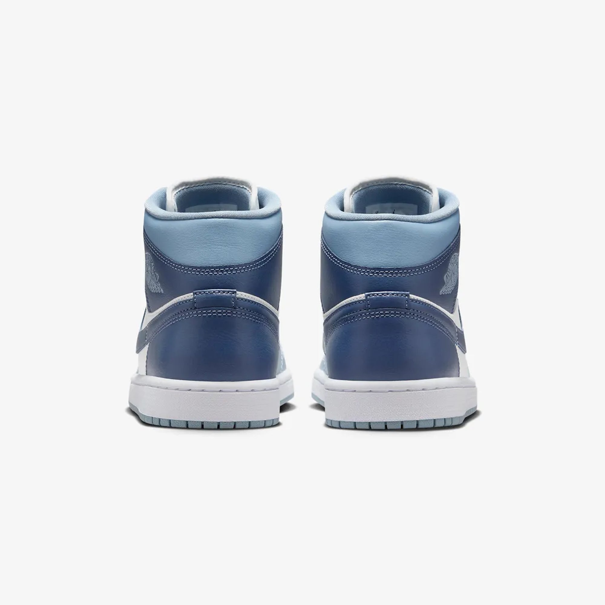 Jordan | AIR JORDAN 1 MID { SAIL/DIFFUSED BLUE-BLUE GREY-WHITE - view 2