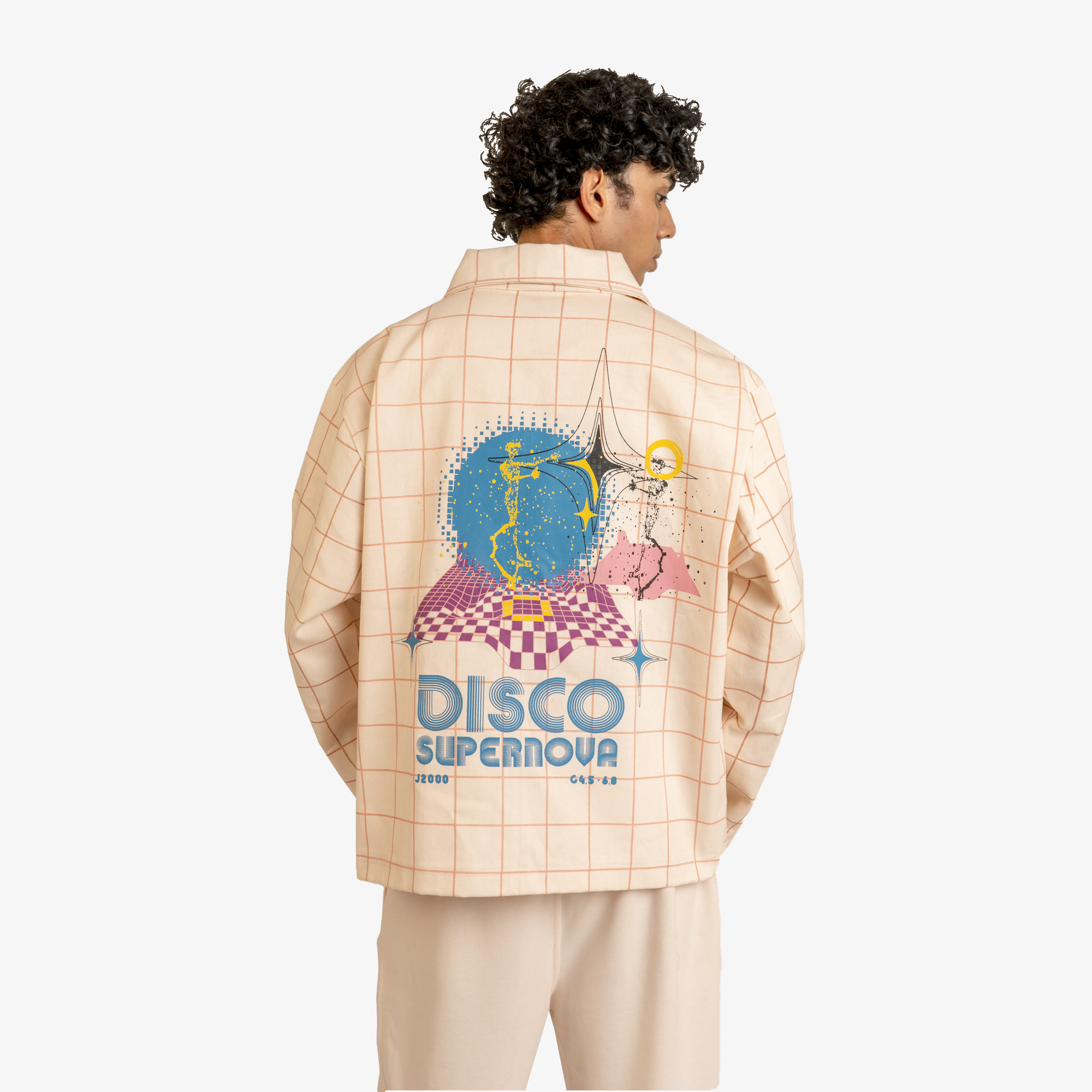 Superkicks | STARRY DISCO SHACKET { PEACH