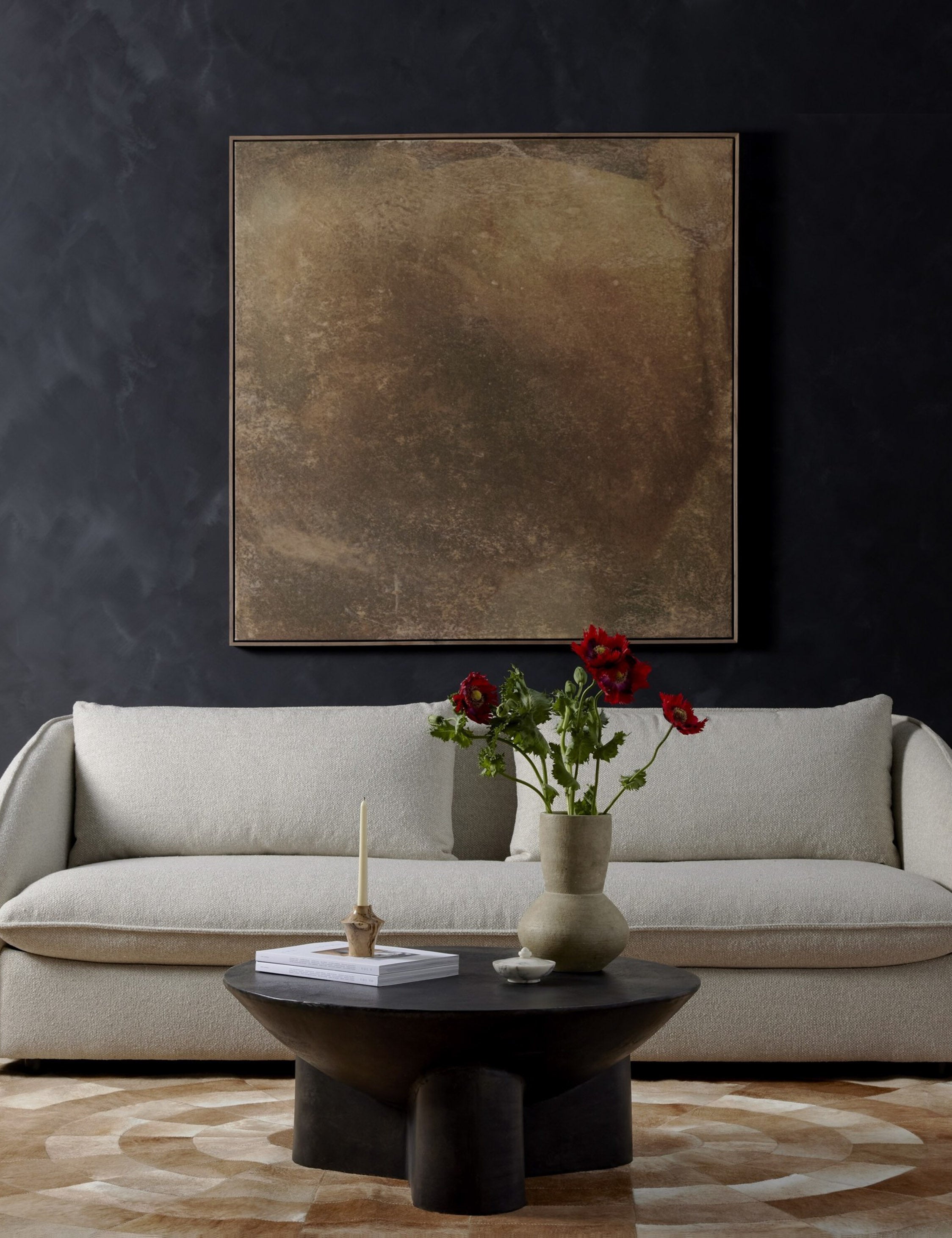 Lulu and Georgia Lagos Round Coffee Table – Black - view 2