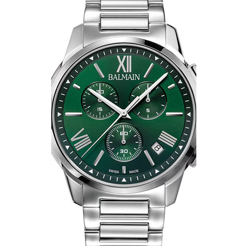 Balmain Madrigal Chrono Gent Green Dial Men 42mm - view 2
