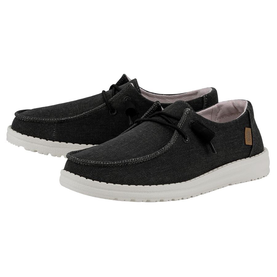 HEYDUDE shoes Wendy Chambray - Off Black – Women's - view 2