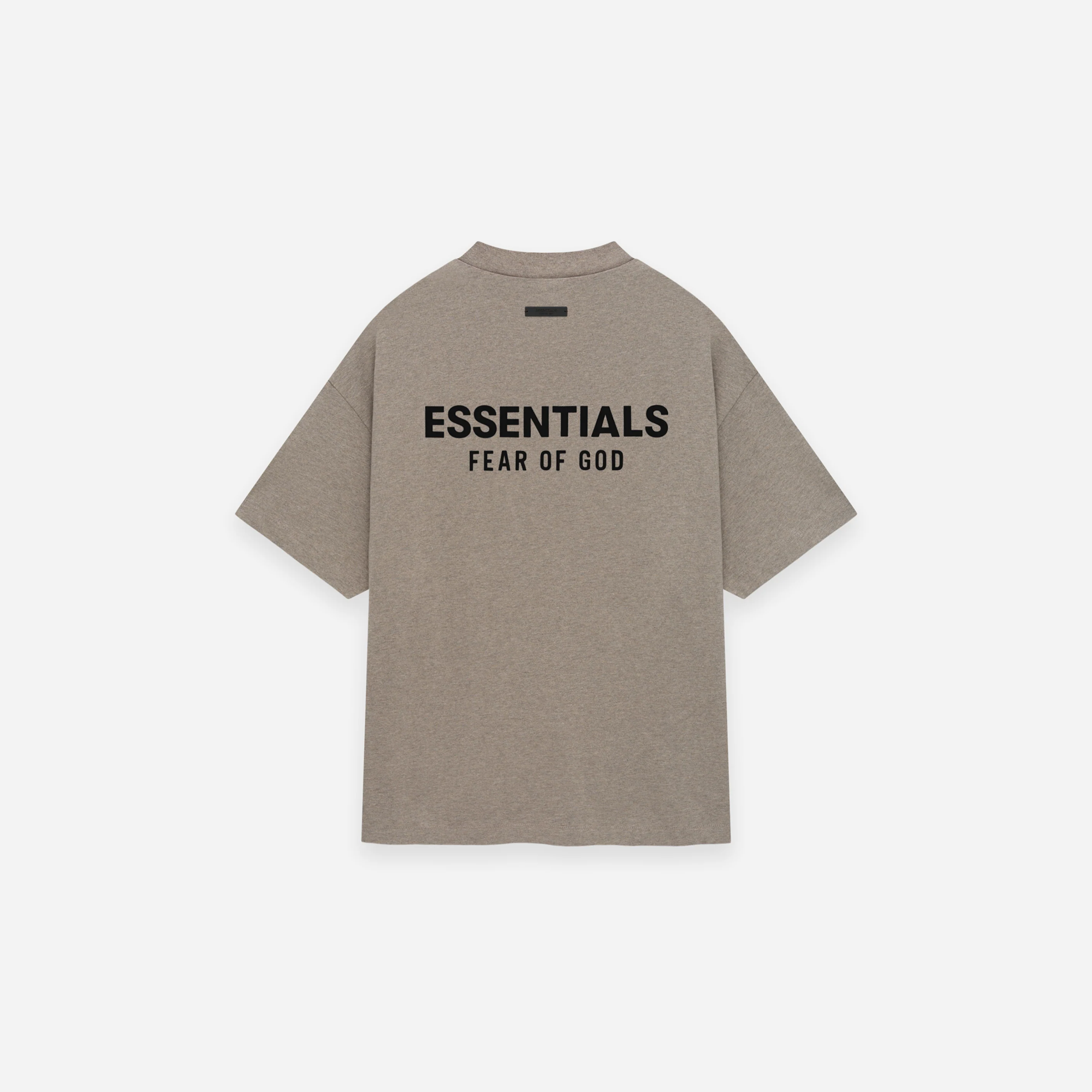 Fear Of God Essentials SS25 Jersey Crewneck T-Shirt Heather Grey - view 2