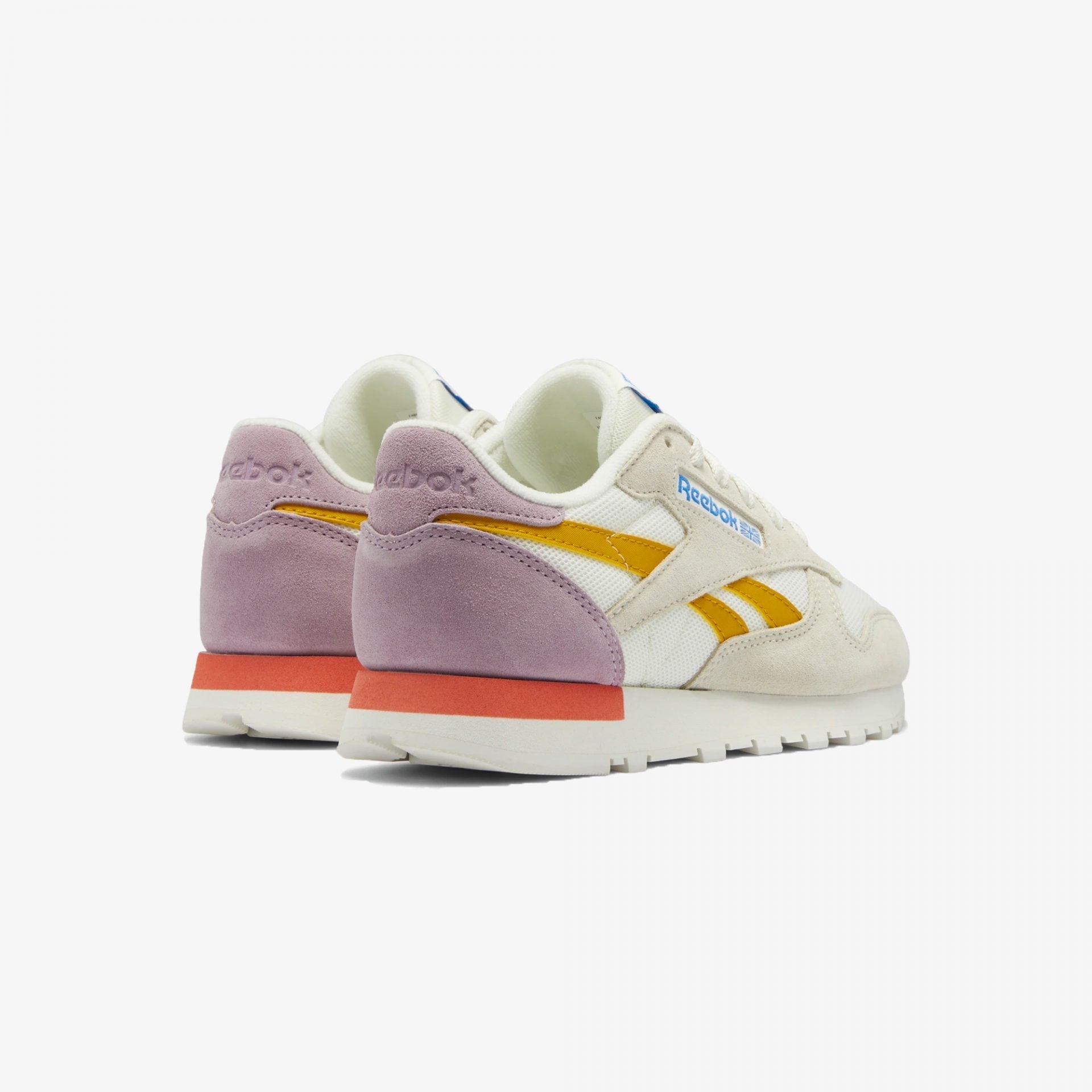 Reebok | CLASSIC LEATHER { BRIGHT OCHRE / INFUSED LILAC - view 2