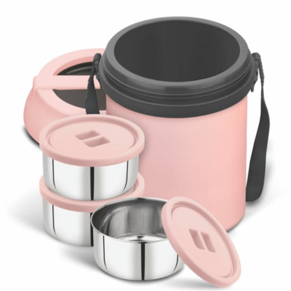 Asian Wonder Meal Travel Combo - Wonder Meal Executive tiffin + Champion Handy Flask + Bag | Set of 3 Pcs - view 6