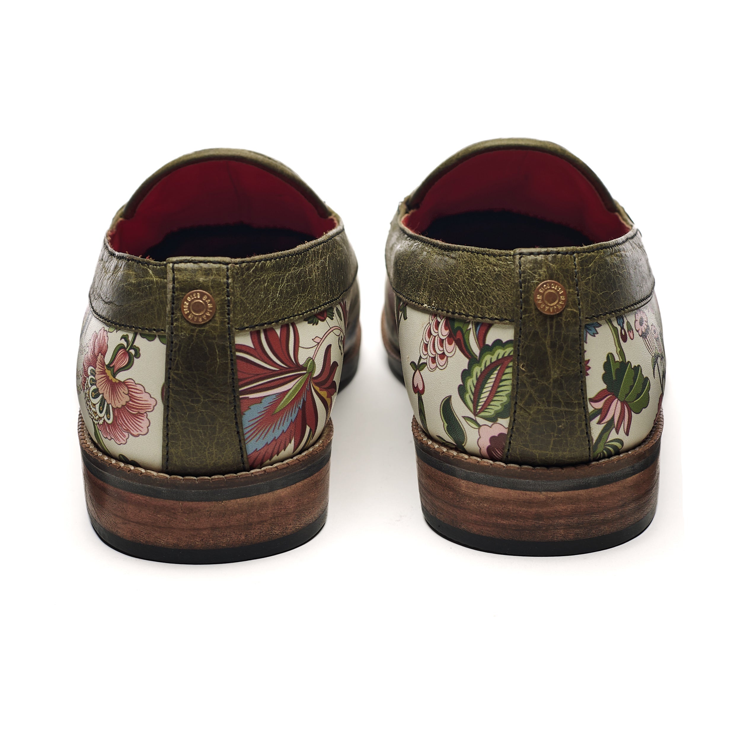 Banjaaran India Bageecha Loafers Men – Olive - view 4