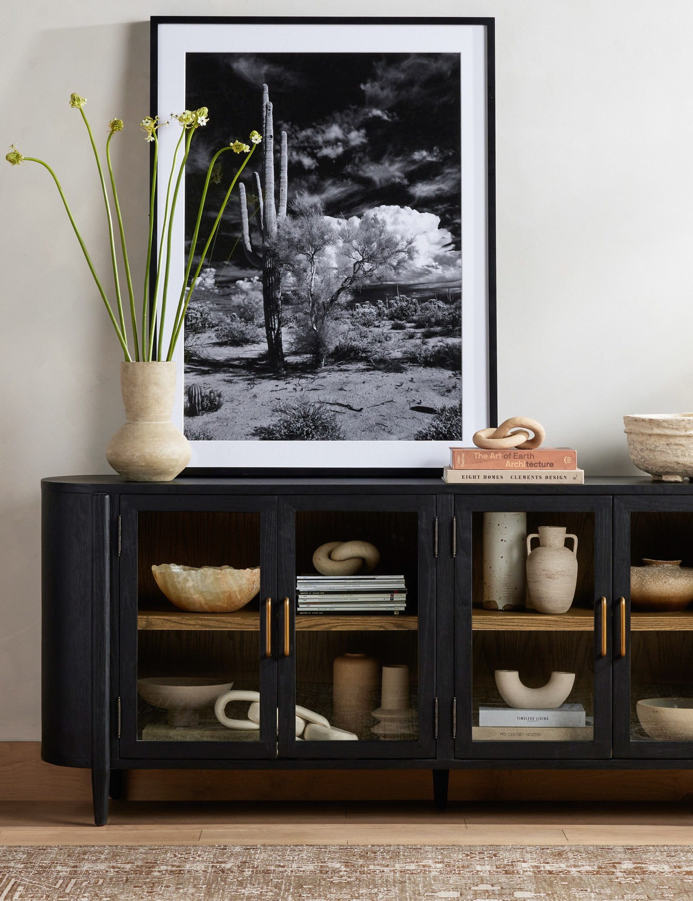 Lulu and Georgia Apolline Sideboard – Oak and Black - view 2